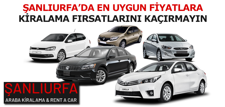 şanlıurfa oto kiralama
